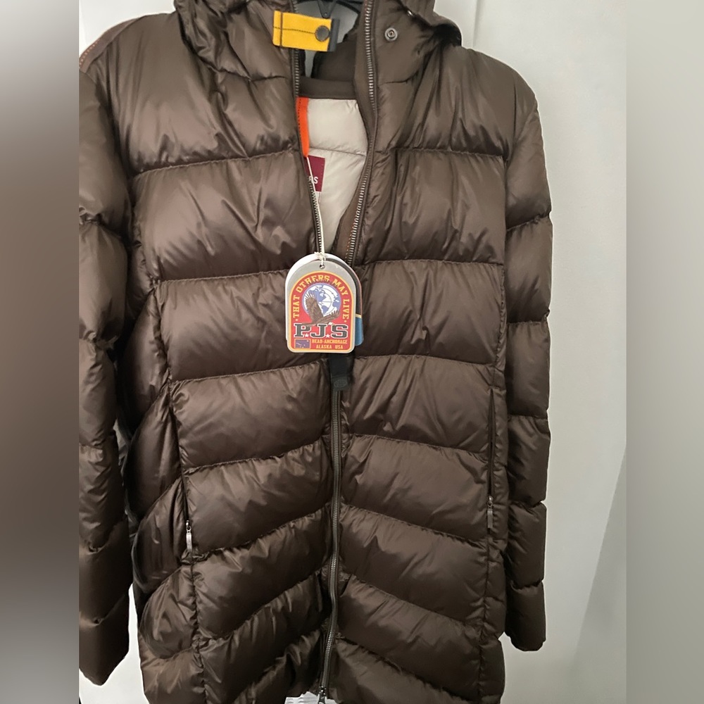 PARAJUMPERS WOMENS MARION DOWN PUFFER COAT SIZE XL - Picture 4 of 8
